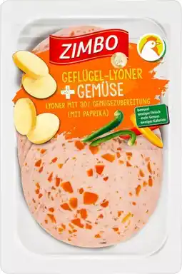 Kaufland Zimbo Geflügel-Lyoner + Gemüse Angebot