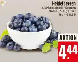 E-Center Heidelbeeren Angebot