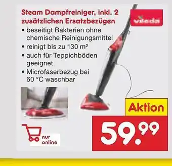 Netto Marken-Discount Vileda Steam Dampfreiniger Angebot