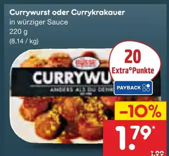 Netto Marken-Discount Currywurst Angebot