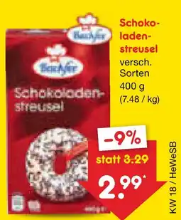 Netto Marken-Discount Dr. oetker schokoladenstreusel Angebot
