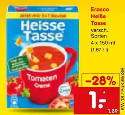 Netto Marken-Discount Erasco heiße tasse tomaten creme Angebot