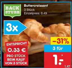Netto Marken-Discount Buttercroissant Angebot