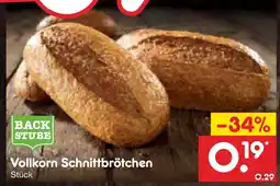 Netto Marken-Discount Backstube vollkorn schnittbrötchen Angebot