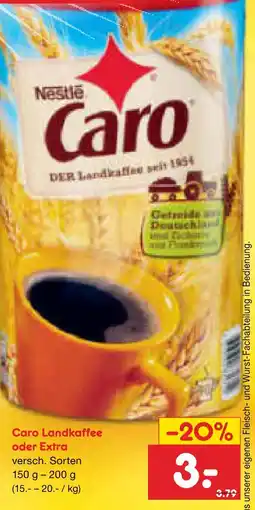 Netto Marken-Discount Nestlé caro landkaffee Angebot