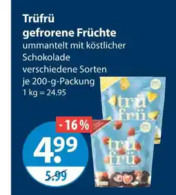 V Markt Trüfrü gefrorene früchte Angebot
