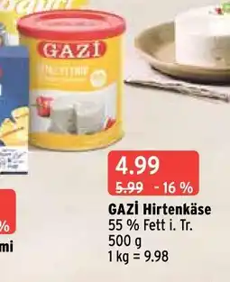 V Markt Gazi hirtenkäse Angebot