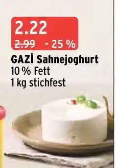 V Markt Gazi sahnejoghurt Angebot