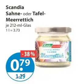 V Markt Scandia sahne- oder tafel- meerrettich Angebot