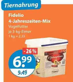 V Markt Fidelio 4-jahreszeiten-mix vogelfutter Angebot