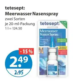 V Markt Tetesept meerwasser nasenspray Angebot