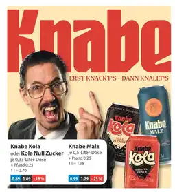 V Markt Knabe kola oder kola null zucker Angebot
