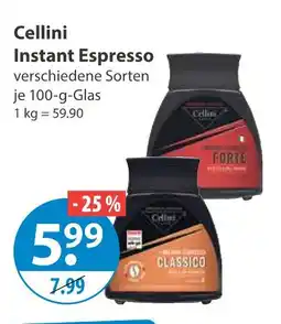 V Markt Cellini instant espresso Angebot