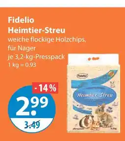V Markt Fidelio heimtier-streu Angebot
