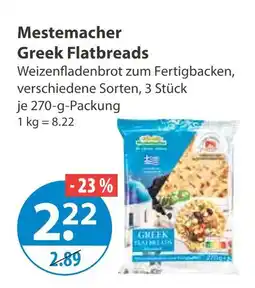 V Markt Mestemacher greek flatbreads Angebot