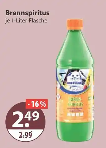 V Markt Brennspiritus Angebot