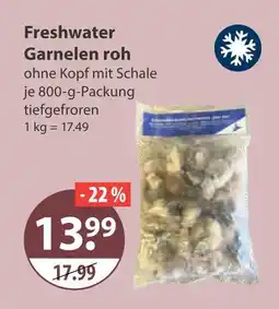 V Markt Freshwater garnelen roh Angebot