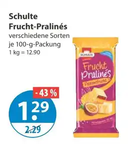 V Markt Schulte frucht-pralinés Angebot