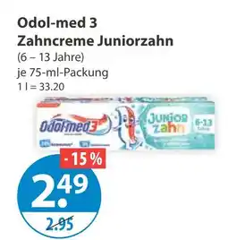 V Markt Odol-med 3 zahncreme juniorzahn Angebot