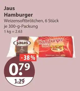 V Markt Jaus hamburger Angebot