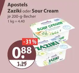 V Markt Apostels zaziki oder sour cream Angebot