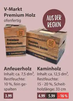 V Markt V-markt premium holz Angebot