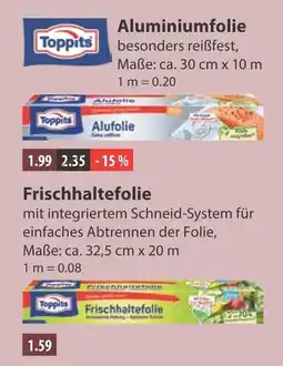 V Markt Toppits aluminiumfolie Angebot