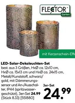 BayWa Bau & Garten FLECTOR Garten LED-Solar-Dekoleuchten-Set Angebot