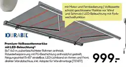 BayWa Bau & Garten DURABIL Premium-Vollkassettenmarkise mit LED-Beleuchtung Angebot
