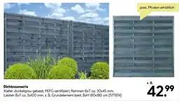 BayWa Bau & Garten Dichtzaunserie Angebot
