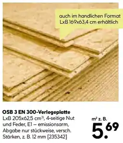 BayWa Bau & Garten OSB 3 EN 300-Verlegeplatte Angebot