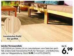 BayWa Bau & Garten Lärche-Terrassendiele Angebot