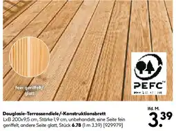 BayWa Bau & Garten Douglasie-Terrassendiele/-Konstruktionsbrett Angebot