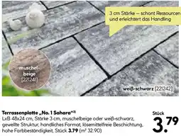 BayWa Bau & Garten Terrassenplatte ,,No. 1 Sahara" Angebot