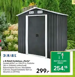 BayWa Bau & Garten DURABIL Metall-Gerätehaus „Moritz" Angebot