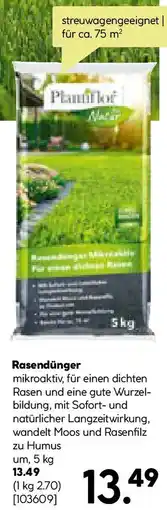 BayWa Bau & Garten Plantiflor Rasendünger Angebot