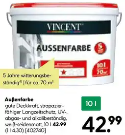BayWa Bau & Garten VINCENT Außenfarbe Angebot