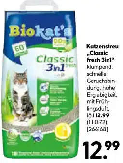 BayWa Bau & Garten Biokat's Katzenstreu ,,Classic fresh 3in1" Angebot