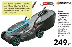 BayWa Bau & Garten GARDENA Akku Rasenmäher ,,PowerMax 32/18V" Angebot