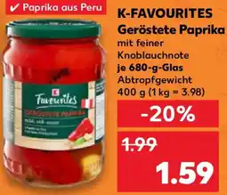 Kaufland K-FAVOURITES Geröstete Paprika Angebot