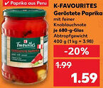 Kaufland K-FAVOURITES Geröstete Paprika Angebot