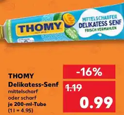 Kaufland THOMY Delikatess-Senf Angebot
