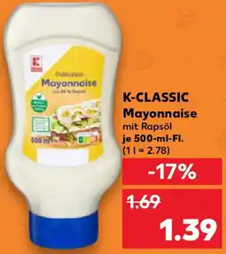 Kaufland K-CLASSIC Mayonnaise Angebot