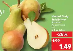 Kaufland Niederl./belg. Tafelbirnen Angebot