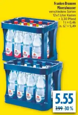 diska Franken Brunnen Mineralwasser Angebot
