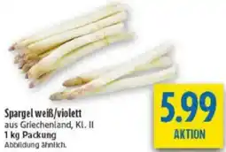 diska Spargel weiß/violett Angebot