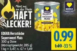 diska EDEKA Herzstücke Supersweet Mais Angebot
