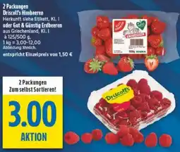 diska Driscoll's Himbeeren oder Gut & Günstig Erdbeeren Angebot