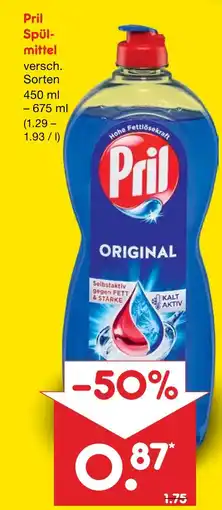 Netto Marken-Discount Pril spülmittel original Angebot