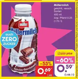 Netto Marken-Discount Müllermilch Angebot